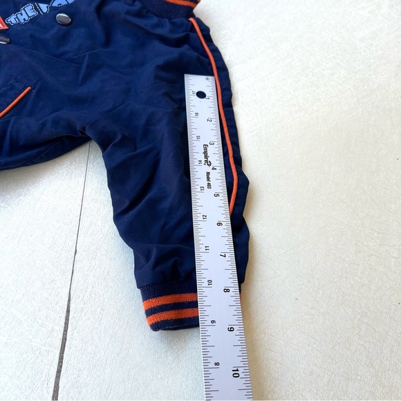 Vintage Winnie the Pooh Navy Jacket with Orange Accents 12 months - Picture 5 of 6